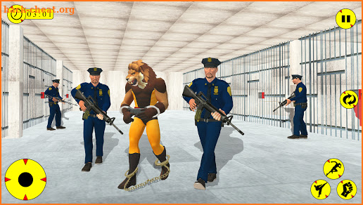 Scary Lion Prison Escape Survival Games screenshot