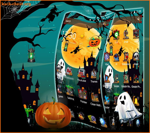 Scary Night Halloween Theme screenshot