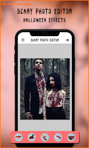 Scary Photo Editor Creepy Horror Halloween Effects screenshot
