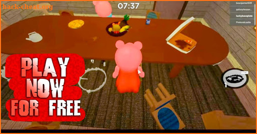 Scary Piggy Granny Roblx - Escape Horror Obby Mod screenshot