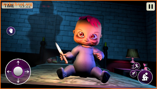 Scary Pink Baby : Yellow House screenshot