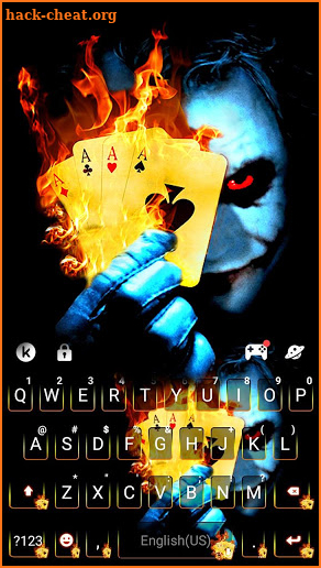 Scary Poker Keyboard Theme screenshot