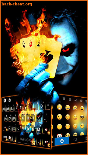 Scary Poker Keyboard Theme screenshot
