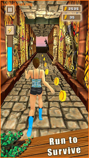 Scary Princess Running Game - Temple Final Run screenshot