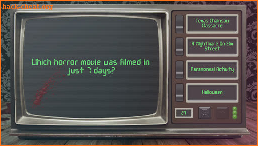 Scary Quiz Horror Movies Trivia screenshot