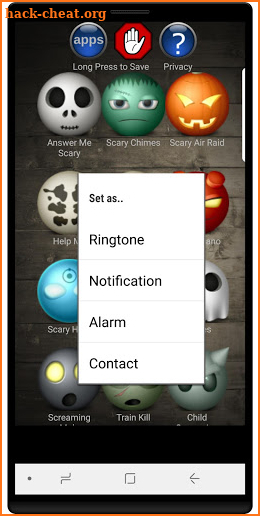 Scary Ringtones screenshot