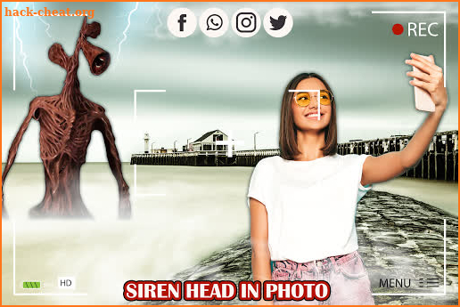 Scary Siren Head Photo Editor screenshot