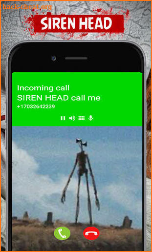 scary Siren HEAD's video call/chat game prank screenshot
