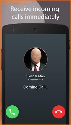 Scary Slender Man's Fake Chat And Video Call screenshot
