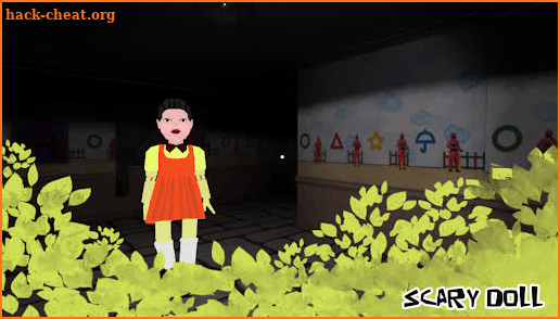 Scary squid granny doll game screenshot