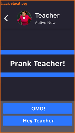Scary Teacher Chat Master Stories!! screenshot