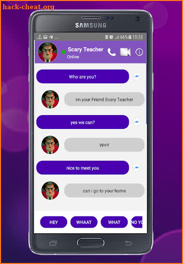 Scary Teacher Video Call & Chat Simulator Prank screenshot