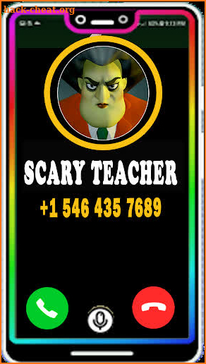 Scary Techer Video Call & Chat Simulator Prank screenshot