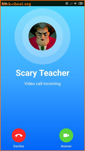Scary Techer Video Call - Call Scary Techer Prank2 screenshot