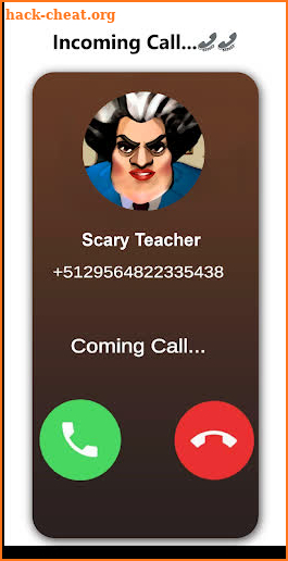 Scary Techer 📱 Video Call + Chat & talk screenshot