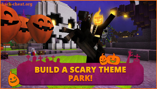 Scary Theme Park Craft: Spooky Horror Zombie Games screenshot