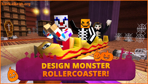 Scary Theme Park Craft: Spooky Horror Zombie Games screenshot