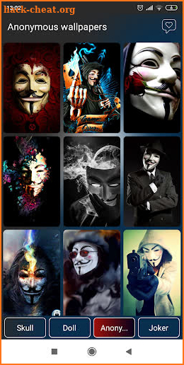 Scary Wallpapers Horror: Skull, Joker, Anonymous screenshot