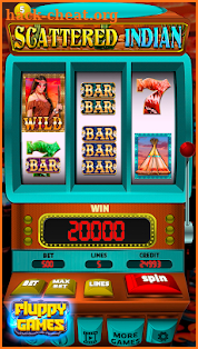 Scattered Indian Slot Machine screenshot