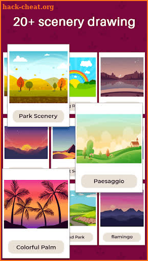 Scenery Draw Step by Step for Kids screenshot