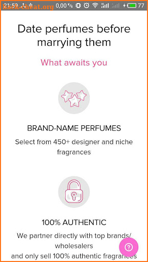 SCENTBIRD The thrill of new scents screenshot