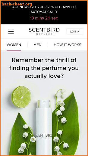 SCENTBIRD - Try new fragrances every month screenshot