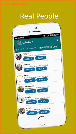 Schateen - Chat to meet new people screenshot