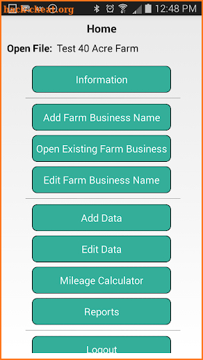 Schedule F - Farm Accounting screenshot