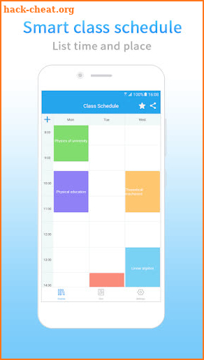 Schedule Planner - Class Schedule on Campus Life screenshot
