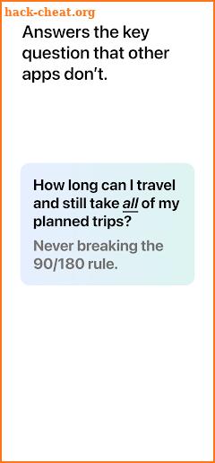 Schengen Simple screenshot