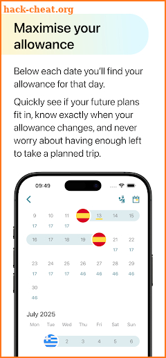Schengen Simple screenshot