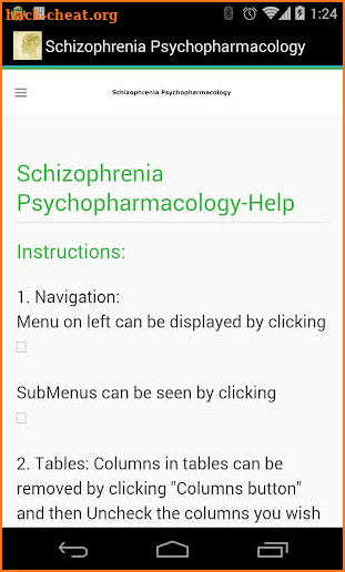 Schizophrenia Psychopharm screenshot