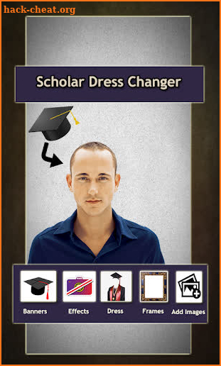 scholar dress photo editor screenshot