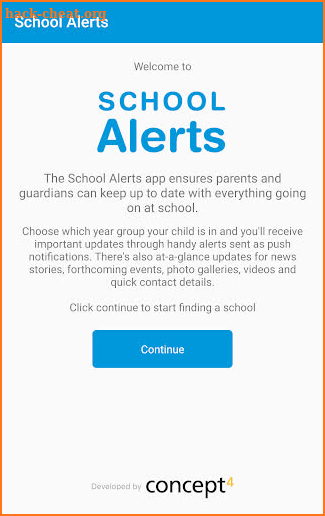 School Alerts screenshot