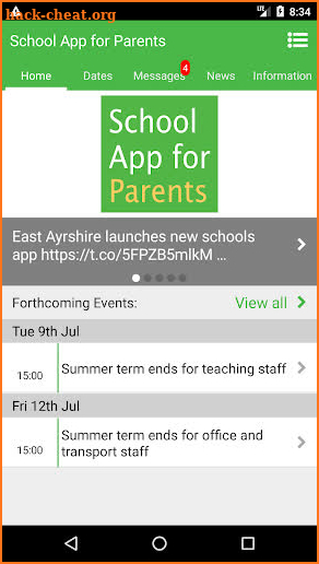 School App for Parents screenshot