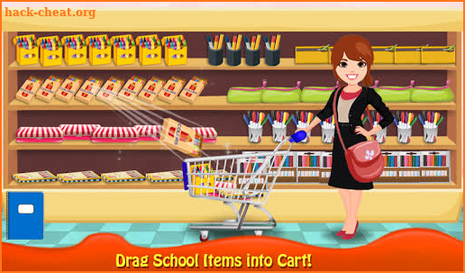 School Book Store Cashier Girl screenshot
