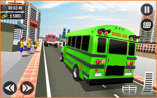 School Bus Driving Games 3D screenshot
