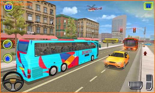 School Bus Driving Games : City Coach Bus Driver screenshot
