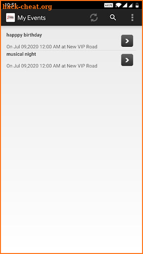 School Event Tickets Scanner screenshot