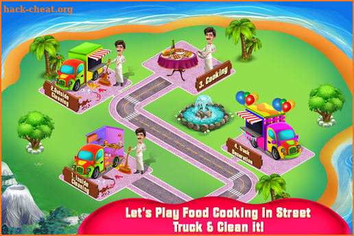 School Food Truck Cooking and Cleaning screenshot