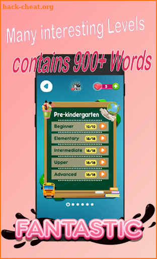 School Game CrossWords Learning English screenshot
