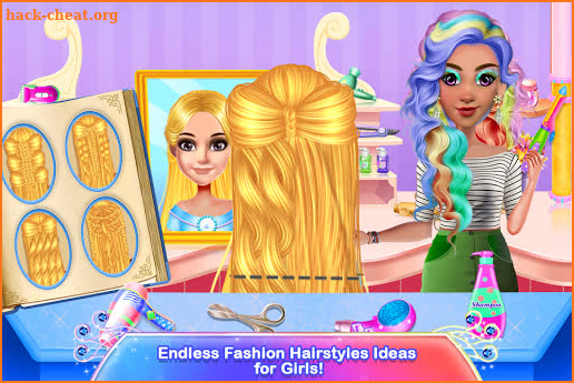 School Girl Hair Dressup Salon screenshot