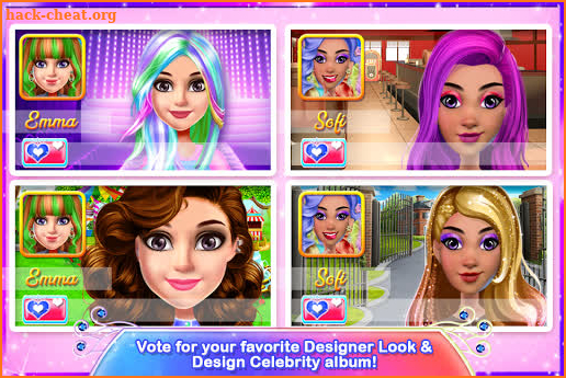 School Girl Hair Dressup Salon screenshot