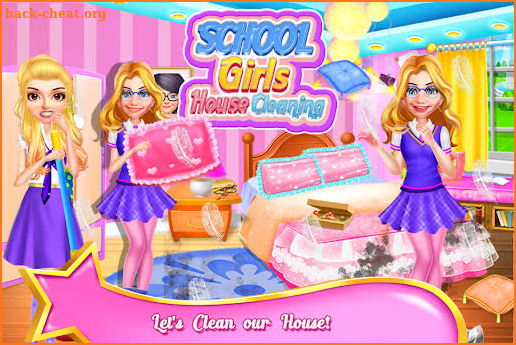 School girls house cleaning screenshot