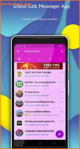 School Girls Messenger - Chat and Call with Love screenshot