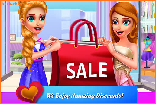 School Girls Sale Day Shopping & Makeup Adventure screenshot