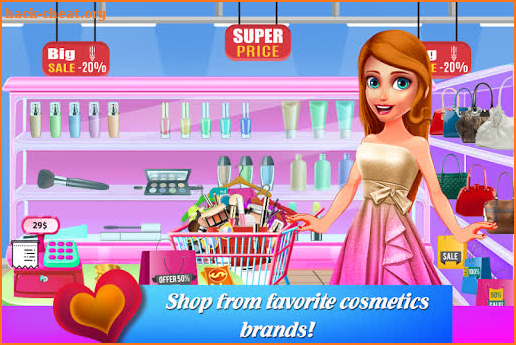 School Girls Sale Day Shopping & Makeup Adventure screenshot
