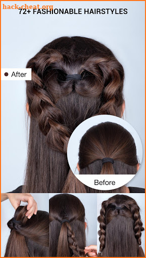 School Hairstyles Step By Step, Braiding Hairstyle screenshot