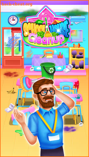School House cleanup - Housekeeping Tidy-up Games screenshot