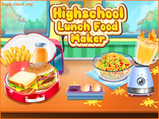 School Lunch Food Maker: Cooking Game screenshot